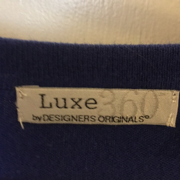 Royal blue Luxe 360 sweater set - Picture 5 of 6